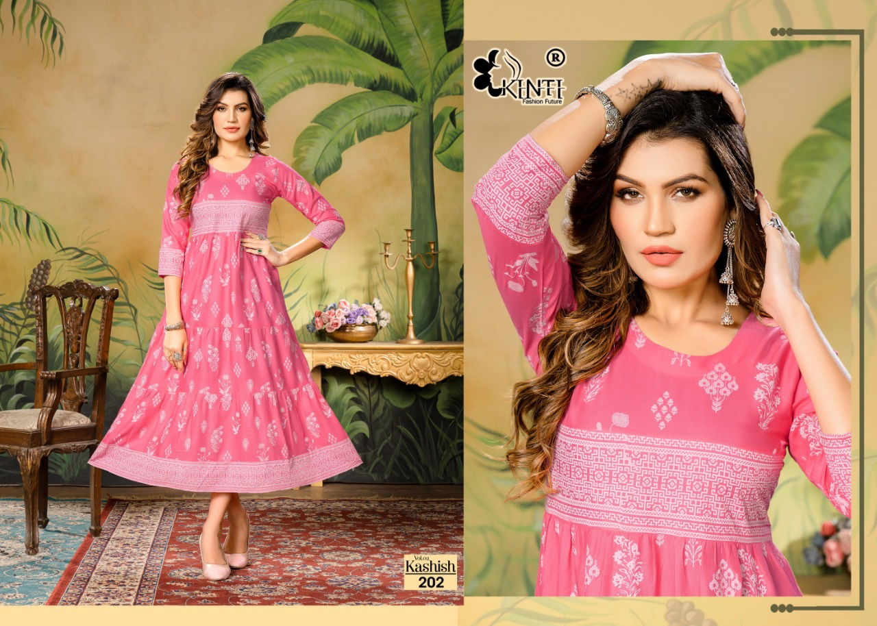 Kashish Vol 2 By Kinti Long Designer Kurtis Catalog